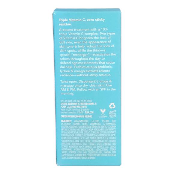 Tula Skincare Brightening Treatment Drops Triple Vitamin C Serum - Picture 4 of 6